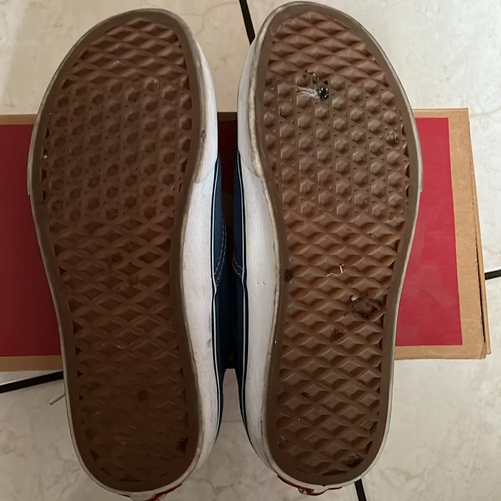 Navy Blue Authentic Vans - Picture 3 of 5